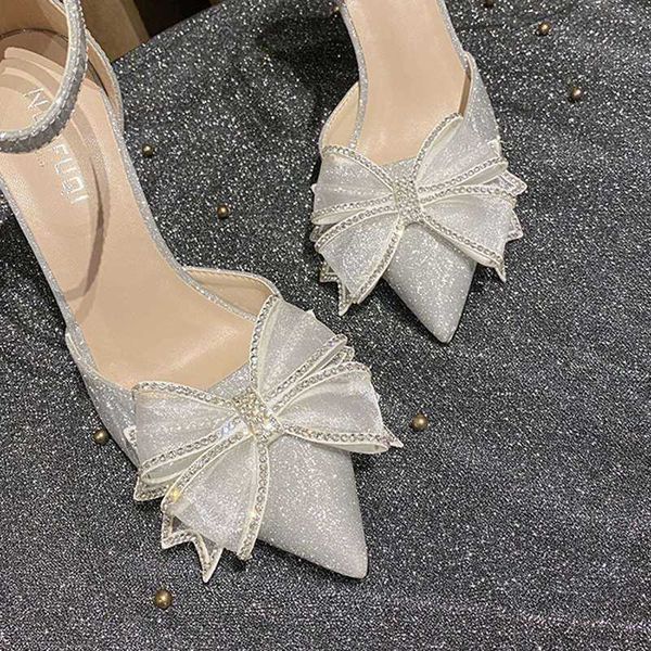 lady sandals nvxia new style hollow bow design sense high heels fairy pointed single shoes women's thin 230626, Black
lady sandals nvxia new style hollow bow design sense high heels fairy pointed single shoes women's thin 230626, Black