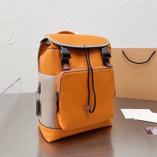 classic designer backpack coac track travel computer bags casual leather shoulders mens pack wallet with belt strap composite bag size 35x26
classic designer backpack coac track travel computer bags casual leather shoulders mens pack wallet with belt strap composite bag size 35x26