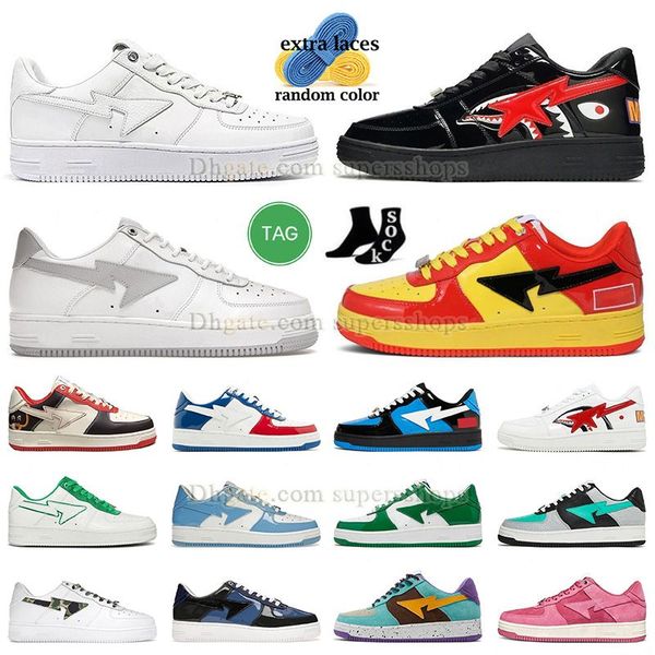 sk8 men women casual shoes sta low sneaker court designer nigo bathing apes shark black white patent leather green abc camo green pink camo
sk8 men women casual shoes sta low sneaker court designer nigo bathing apes shark black white patent leather green abc camo green pink camo