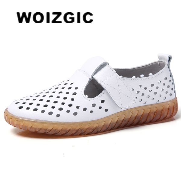 slippers woizgic women's mother female genuine leather white shoes sandals loafers moccasins hook loop outdoor cool beach summer hollow, Black
slippers woizgic women's mother female genuine leather white shoes sandals loafers moccasins hook loop outdoor cool beach summer hollow, Black