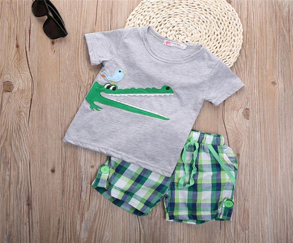 baby boy clothes cartoon crocodile infant toddler boys short sleeve t shirt short pants 2pcs summer boys outfits kids boys cl3947358, White
baby boy clothes cartoon crocodile infant toddler boys short sleeve t shirt short pants 2pcs summer boys outfits kids boys cl3947358, White