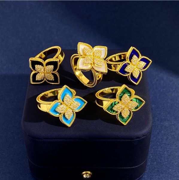 new designed wedding rings diamond four petal flower ring with diamond turquoise women ring designer jewelry p04, Slivery;golden
new designed wedding rings diamond four petal flower ring with diamond turquoise women ring designer jewelry p04, Slivery;golden