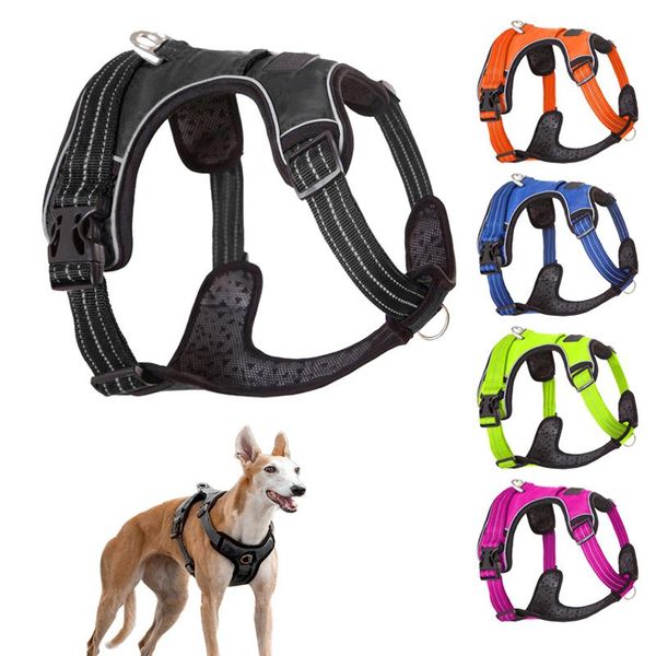 dresses reflective strong pet dog harness for dogs training vest medium big dogs adjustable outdoor protective harness dog supplies new, White;black
dresses reflective strong pet dog harness for dogs training vest medium big dogs adjustable outdoor protective harness dog supplies new, White;black