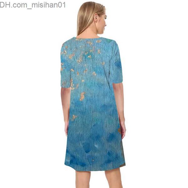 casual dresses women dress blue 3d printed vneck loose casual short sleeve shift dress for female dresses party dress z230705, Black;gray
casual dresses women dress blue 3d printed vneck loose casual short sleeve shift dress for female dresses party dress z230705, Black;gray