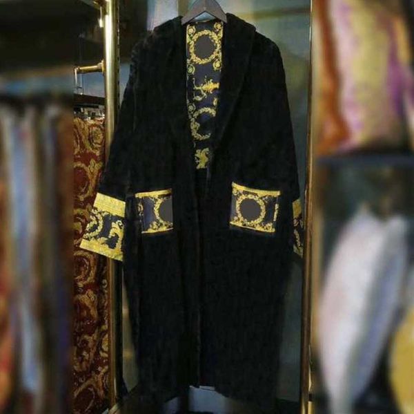 men's sleepwear mens womens home robes shawl collar cotton soft fluffy designer brand luxury vintage bathrobe pajamas casual style, Black;brown
men's sleepwear mens womens home robes shawl collar cotton soft fluffy designer brand luxury vintage bathrobe pajamas casual style, Black;brown