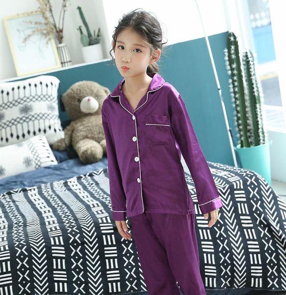 spring autumn children satin pajamas sets kids girls solid silk long sleeve 2 pieces pants sleepwear pyjama for child y2007043421678, Blue;red
spring autumn children satin pajamas sets kids girls solid silk long sleeve 2 pieces pants sleepwear pyjama for child y2007043421678, Blue;red