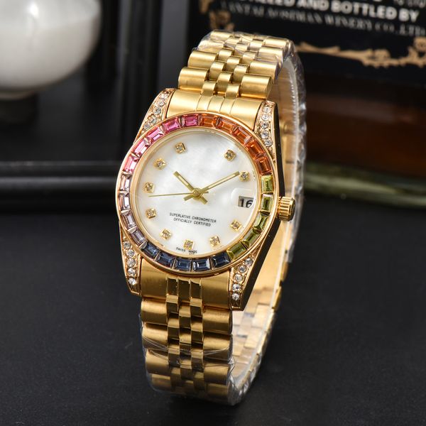 women's fashion sports quartz watch designer watch aaa 33mm ring inlaid with jewels fashion classic style stainless steel waterproof gl, Slivery;brown
women's fashion sports quartz watch designer watch aaa 33mm ring inlaid with jewels fashion classic style stainless steel waterproof gl, Slivery;brown