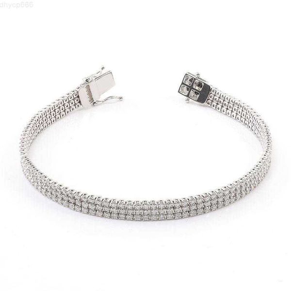 designer jewelry luxury jewelry 10k/14k18k white gold 15ct 3 triple row 3mm round cut d color moissanite diamond tennis bracelet for women m, Silver
designer jewelry luxury jewelry 10k/14k18k white gold 15ct 3 triple row 3mm round cut d color moissanite diamond tennis bracelet for women m, Silver