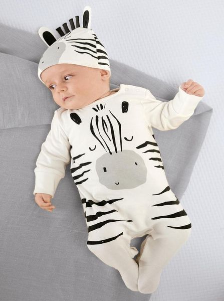 fashion newborn toddler baby rompers long sleeve cartoon zebra jumpsuit infant clothing baby boy girl clothes with cap4440737, White
fashion newborn toddler baby rompers long sleeve cartoon zebra jumpsuit infant clothing baby boy girl clothes with cap4440737, White