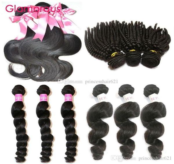 glamorous virgin brazilian hair weaves 3pcs peruvian indian human hair body wave loose wave spiral curly cabelo hair extensions wh4943137, Black
glamorous virgin brazilian hair weaves 3pcs peruvian indian human hair body wave loose wave spiral curly cabelo hair extensions wh4943137, Black