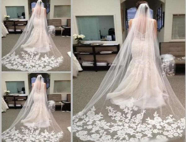 elegant long chapel length bridal veil appliques veu de noiva longo wedding veil lace purfle with comb bridal veil2578008, Black
elegant long chapel length bridal veil appliques veu de noiva longo wedding veil lace purfle with comb bridal veil2578008, Black