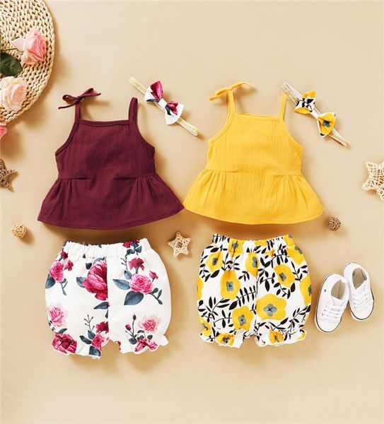 2020 newborn baby girl clothes summre infant toddler kids clothing set strap shorts headband 3pcs floral print outfit 018m2343090, White
2020 newborn baby girl clothes summre infant toddler kids clothing set strap shorts headband 3pcs floral print outfit 018m2343090, White