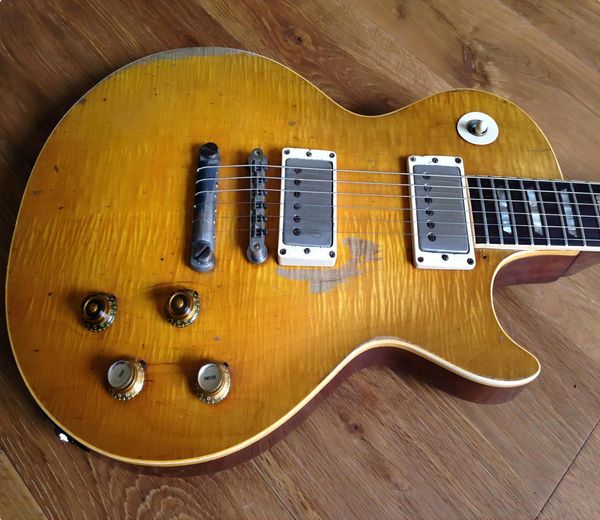 1959 tribute garymoore petergreen relic smoked sunburst electric guitar flame maple one piece mahogany body 1 piece neck369
1959 tribute garymoore petergreen relic smoked sunburst electric guitar flame maple one piece mahogany body 1 piece neck369