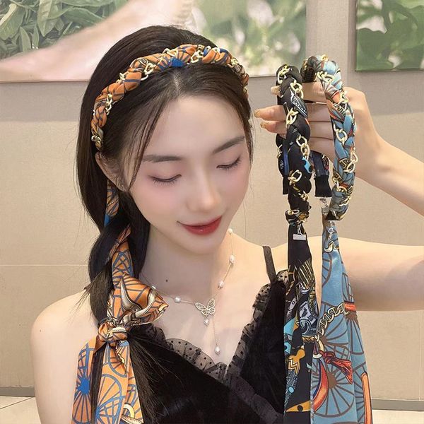 fashion blogger designer jewelry vintage chain weaving hair band integrated strap headband advanced sensory hair band hair band wholesale fg, Silver
fashion blogger designer jewelry vintage chain weaving hair band integrated strap headband advanced sensory hair band hair band wholesale fg, Silver