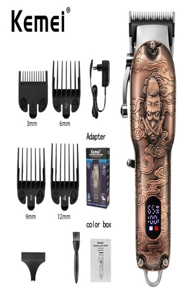 kemei km3705 professional electric hair trimmer metal body lcd digital hair clipper7059620
kemei km3705 professional electric hair trimmer metal body lcd digital hair clipper7059620