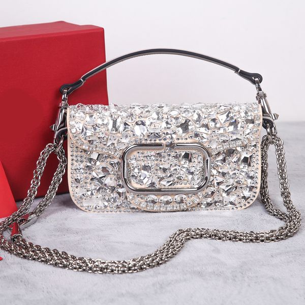 designer diamond bag handbag chain shoulder crossbody bag metallic letter magnetic buckle opening closing artificial diamond removable slidi
designer diamond bag handbag chain shoulder crossbody bag metallic letter magnetic buckle opening closing artificial diamond removable slidi