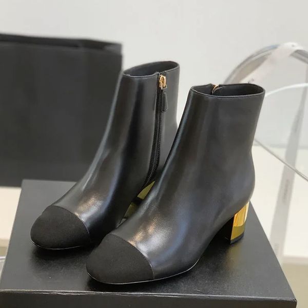 slip-on pointed toe ankle boots chunky block heels leather sole women's luxury designers party wedding shoes factory footwear size 35-4, Black
slip-on pointed toe ankle boots chunky block heels leather sole women's luxury designers party wedding shoes factory footwear size 35-4, Black