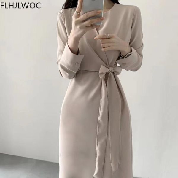 dresses chic korea fenimine vestidos women fashion laceup bow tie elegant office lady long vintage dress, Black;gray
dresses chic korea fenimine vestidos women fashion laceup bow tie elegant office lady long vintage dress, Black;gray