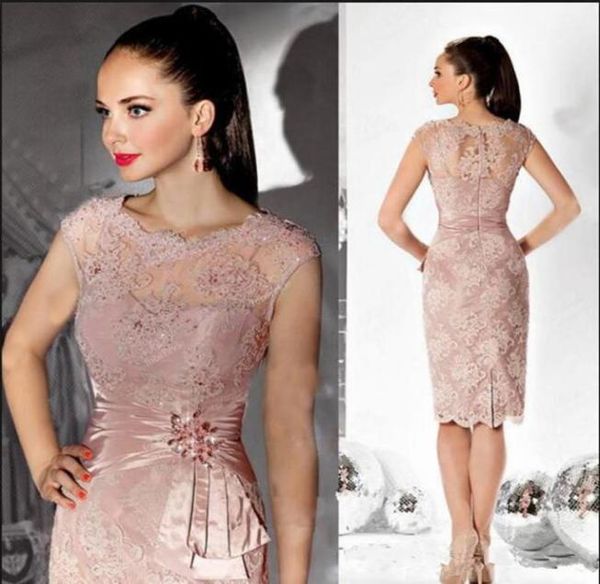 knee length short mother of the bride dresses 2019 capped sleeves applique lace sash wedding guest dress6519623, Black;red
knee length short mother of the bride dresses 2019 capped sleeves applique lace sash wedding guest dress6519623, Black;red