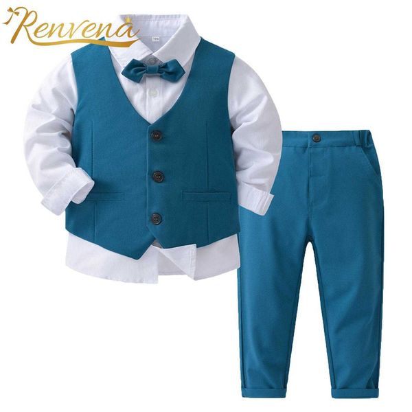 suits kids boys gentleman outfit long sleeve white shirt with vest and long pants suit clothes sets for christening baptism wearhkd230704, Black
suits kids boys gentleman outfit long sleeve white shirt with vest and long pants suit clothes sets for christening baptism wearhkd230704, Black