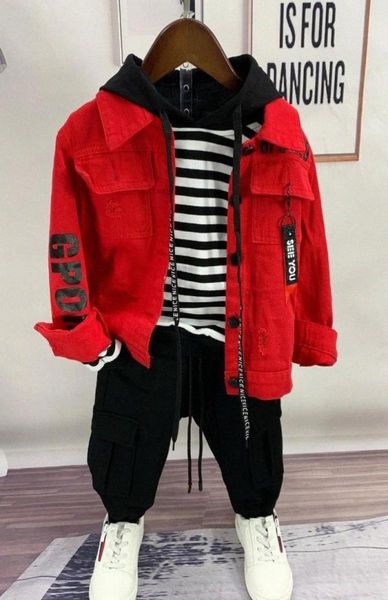 kids children toddler boys clothing set baby boys denim jacket hoodie pants 3pcs outfit 26year kids clothes set wjrm8543218, White
kids children toddler boys clothing set baby boys denim jacket hoodie pants 3pcs outfit 26year kids clothes set wjrm8543218, White