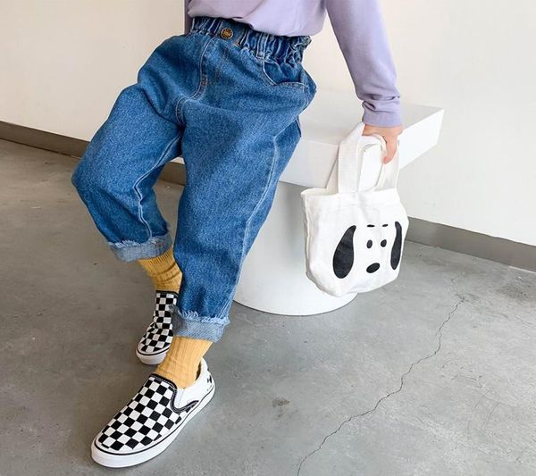 2020 new girls jeans elastic high waist loose leisure denim pants long trousers children clothes 38y e80633698213, Blue
2020 new girls jeans elastic high waist loose leisure denim pants long trousers children clothes 38y e80633698213, Blue