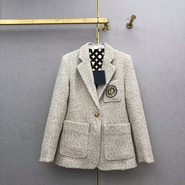 womens suits designer clothes blazers with full letters luxury designer woman jacket spring new released tweed, White;black
womens suits designer clothes blazers with full letters luxury designer woman jacket spring new released tweed, White;black