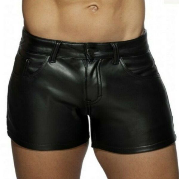 men's shorts 2023 solid color casual short leather pants summer large size fashion nightclub for male 5xl ropa hombre 230703, White;black
men's shorts 2023 solid color casual short leather pants summer large size fashion nightclub for male 5xl ropa hombre 230703, White;black