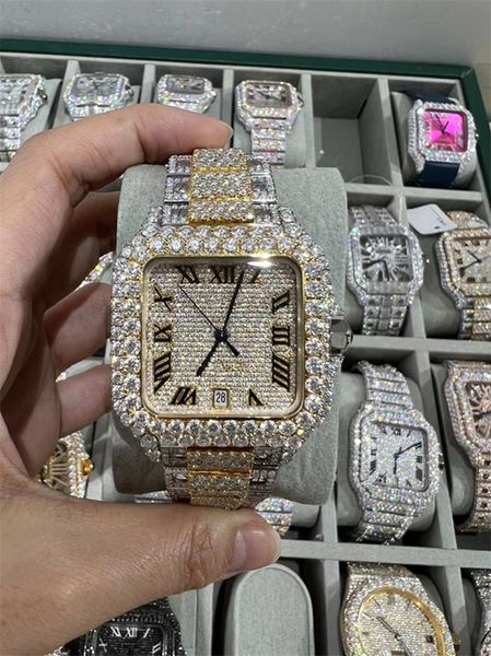 luxury mens designer watch for men movement watches moissanite watch mens watch diamond iced out watch montre homme automatic montre de luxe, Slivery;brown
luxury mens designer watch for men movement watches moissanite watch mens watch diamond iced out watch montre homme automatic montre de luxe, Slivery;brown
