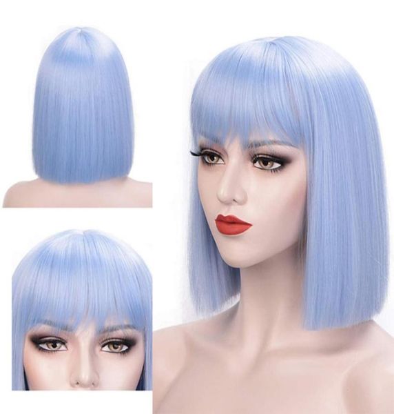 dilys synthetic short bob wigs with bangs womens shoulder length wigs curly wavy synthetic cosplay wig pastel bob wig for women8740911, Black
dilys synthetic short bob wigs with bangs womens shoulder length wigs curly wavy synthetic cosplay wig pastel bob wig for women8740911, Black