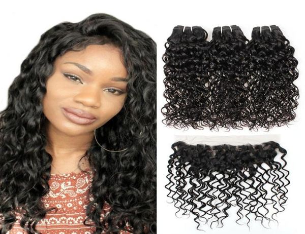 whole 10a brazilian water wave with frontal peruvian wet and wavy hair 3 bundles with 134 lace frontal malaysian natrual wave5964163, Black
whole 10a brazilian water wave with frontal peruvian wet and wavy hair 3 bundles with 134 lace frontal malaysian natrual wave5964163, Black