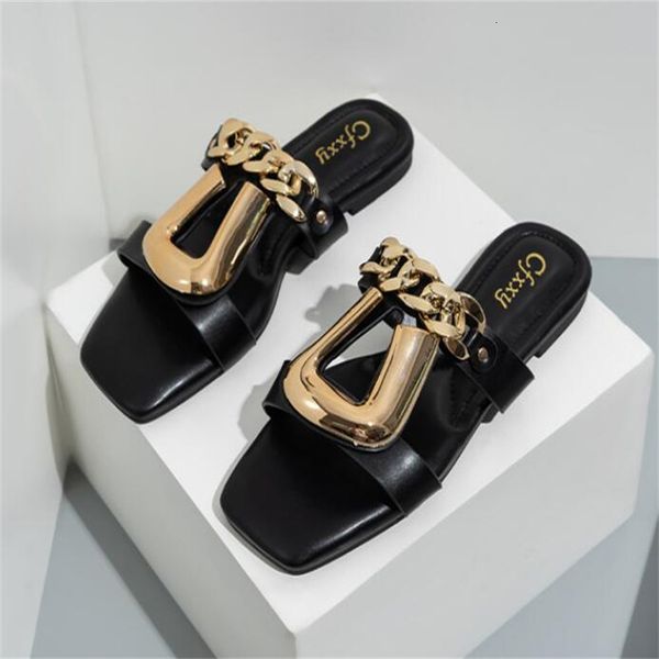 slippers fashion women slippers metal buckle retro flat bottomed female sandals summer classic comfort beach outdoor ladies shoes 230703, Black
slippers fashion women slippers metal buckle retro flat bottomed female sandals summer classic comfort beach outdoor ladies shoes 230703, Black