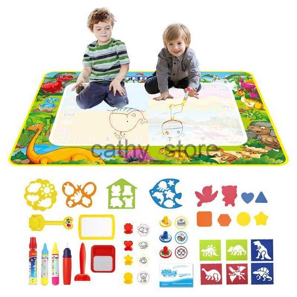 mats kids water magic doodle mat dinosaur style drawing mat pens coloring painting board educational toys for children x0704
mats kids water magic doodle mat dinosaur style drawing mat pens coloring painting board educational toys for children x0704