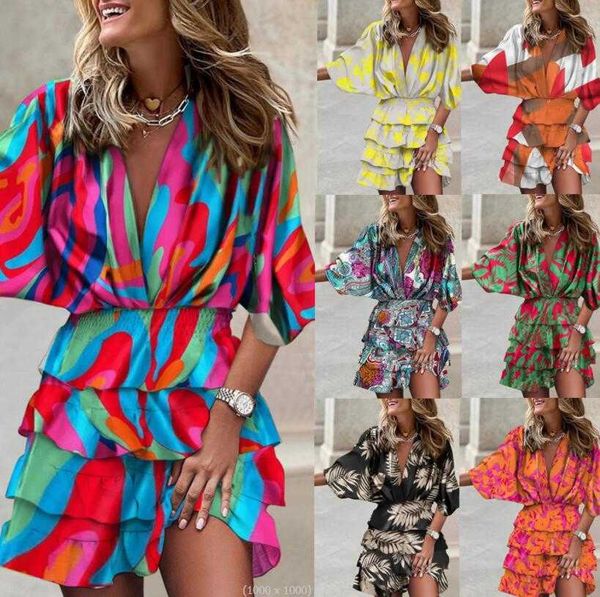 casual women's dresses autumn irregular mini dress for women fashion print casual bohemia style vacation sundress women's bat slee, White
casual women's dresses autumn irregular mini dress for women fashion print casual bohemia style vacation sundress women's bat slee, White