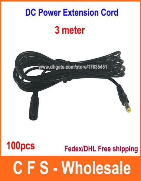 100pcs power supply dc 55 x 21mm female to male plug cable adapter extension cord 3 meter 3m 10ft 9158628
100pcs power supply dc 55 x 21mm female to male plug cable adapter extension cord 3 meter 3m 10ft 9158628