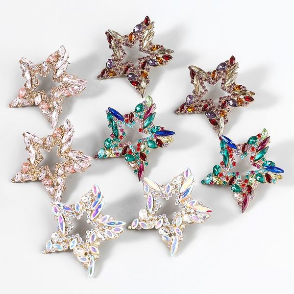 multicolor rhinestone water drop star dangle earring for women party wedding accessories fashion earring jewelry, Silver
multicolor rhinestone water drop star dangle earring for women party wedding accessories fashion earring jewelry, Silver