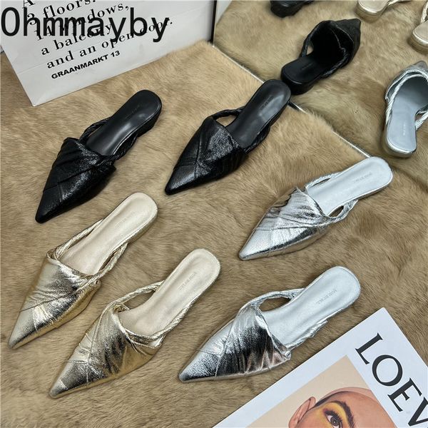 slippers spring slip on women mules slipper fashion pointed toe ladies elegant beach sandal casual low heel slides 230703, Black
slippers spring slip on women mules slipper fashion pointed toe ladies elegant beach sandal casual low heel slides 230703, Black