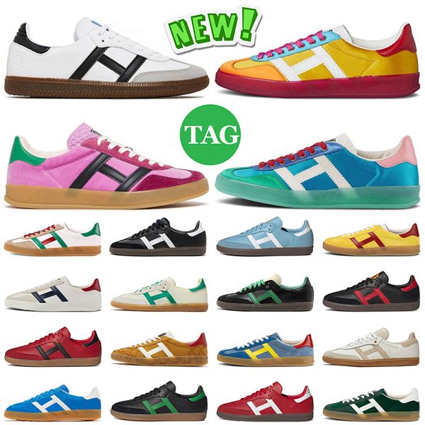 designer shoes womens mens trainers gazelle vegan black white gum mexico light blue suede pink velvet fashion luxury casual outdoor sneakers
designer shoes womens mens trainers gazelle vegan black white gum mexico light blue suede pink velvet fashion luxury casual outdoor sneakers