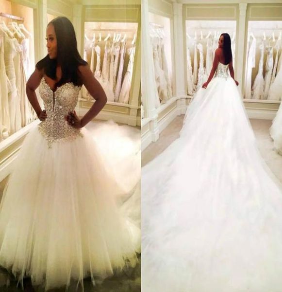 a line boho wedding dresses bling crystal beaded sweetheart long train plus size bridal dress lace up back country wedding gowns c9799772, White
a line boho wedding dresses bling crystal beaded sweetheart long train plus size bridal dress lace up back country wedding gowns c9799772, White