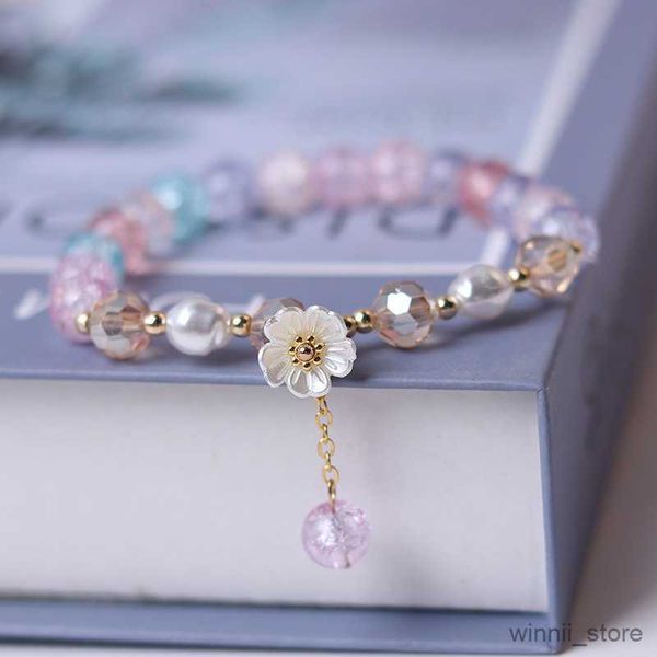 charm bracelets new sweet flowers pearl bracelets for women colorful butterfly bracelet handmade jewelry r230704, Golden;silver
charm bracelets new sweet flowers pearl bracelets for women colorful butterfly bracelet handmade jewelry r230704, Golden;silver