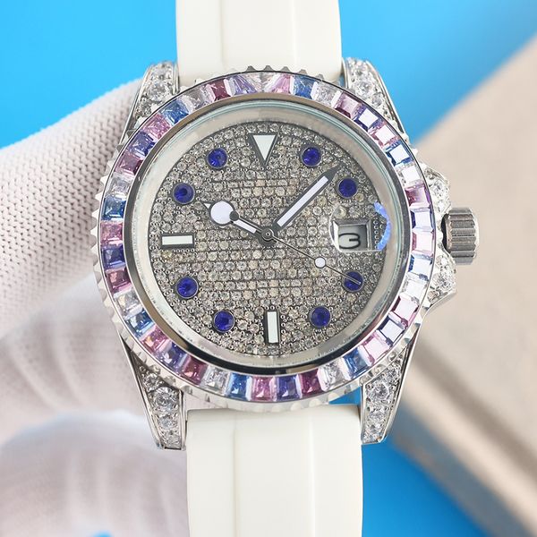 men watch automatic mechanical movement casual watches 40mm sapphire wristwatch business stainless steel 904l wristband montre de luxe, Silver
men watch automatic mechanical movement casual watches 40mm sapphire wristwatch business stainless steel 904l wristband montre de luxe, Silver