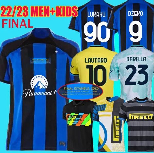 22 23 24 lukaku final soccer jerseys kid kit maillot de dzeko lautaro 2023 maglie football shirt child training 115 year kvaratskhelia speci, Black;yellow
22 23 24 lukaku final soccer jerseys kid kit maillot de dzeko lautaro 2023 maglie football shirt child training 115 year kvaratskhelia speci, Black;yellow