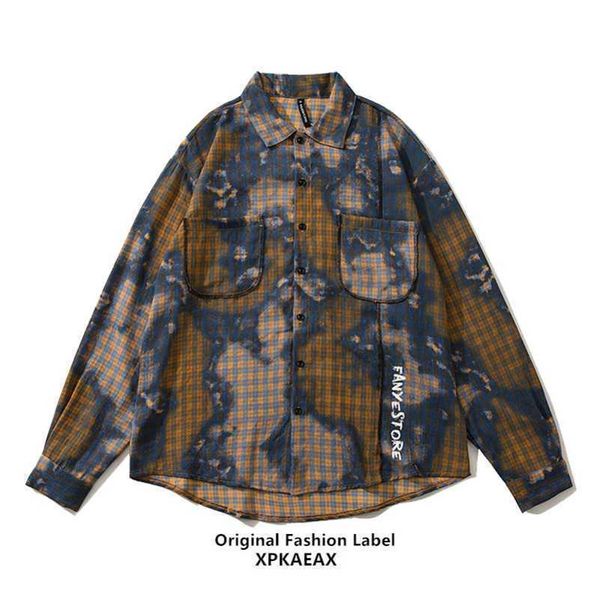 men polo original fashion brand tie dyed shirt men's spring and autumn american street style oversize long sleeve shirt coat, White;black
men polo original fashion brand tie dyed shirt men's spring and autumn american street style oversize long sleeve shirt coat, White;black