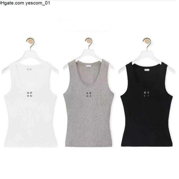 women knits tee designer embroidery knitted vest tank sleeveless breathable knitted pullover womens sport, White
women knits tee designer embroidery knitted vest tank sleeveless breathable knitted pullover womens sport, White
