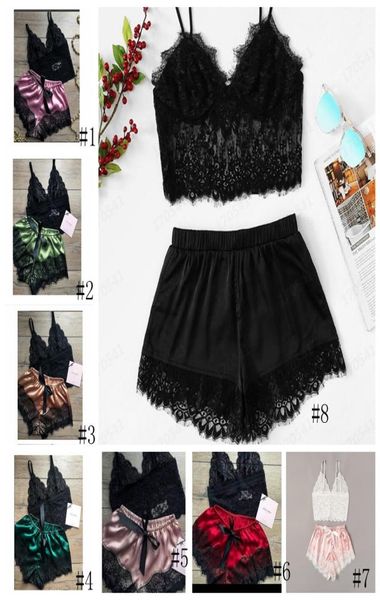 v neck solid sleepwear summer women pajamas silk pijamas sleepwear lace short pants lingerie hollowed underwear maternity clloth g9339234, White
v neck solid sleepwear summer women pajamas silk pijamas sleepwear lace short pants lingerie hollowed underwear maternity clloth g9339234, White