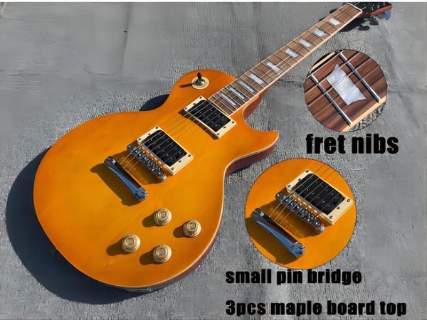 lp electric guitar vegan maple plate 3 connecting small bridge needle and freight needle honey explosion color
lp electric guitar vegan maple plate 3 connecting small bridge needle and freight needle honey explosion color