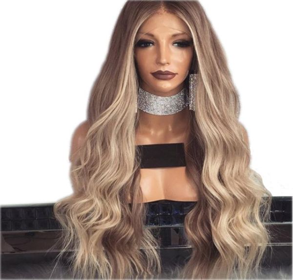 middle parting brownblonde wig glueless long curly wavy synthetic lace front wigs with baby hair high temperature hair ombre wigs1727891, Black
middle parting brownblonde wig glueless long curly wavy synthetic lace front wigs with baby hair high temperature hair ombre wigs1727891, Black