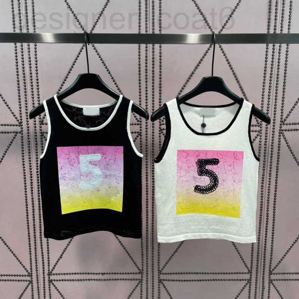women's t-shirt designer summer black white elastic hollow out knit vest round neck sleeveless tank luxury designer 2023 women fashion
women's t-shirt designer summer black white elastic hollow out knit vest round neck sleeveless tank luxury designer 2023 women fashion