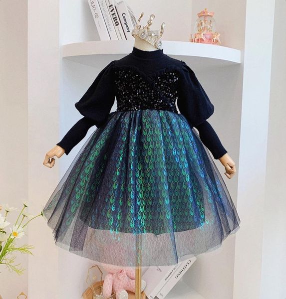 autumn and winter new hanfan sparkling sequins splice mesh girl knitted princess dress5496732, Red;yellow
autumn and winter new hanfan sparkling sequins splice mesh girl knitted princess dress5496732, Red;yellow
