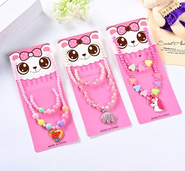 children kid girl cute pearl beaded flower necklace bracelet set christmas birthday party jewelry gift sets m20368970528, Red;brown
children kid girl cute pearl beaded flower necklace bracelet set christmas birthday party jewelry gift sets m20368970528, Red;brown
